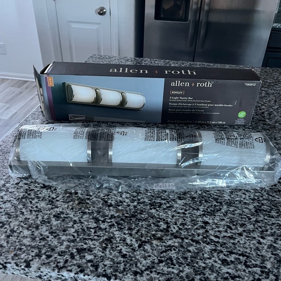 Allen + Roth Chrome Vanity Light - Picture 6 of 6